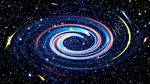 绚丽宇宙漩涡星空
