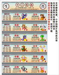 十二生肖海报展板挂画宣传文化墙