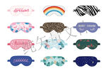 多彩时尚睡眠眼罩集合