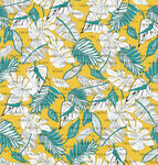 热带植物花卉无缝图案