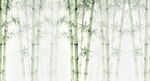 竹影 水墨灯箱竹林