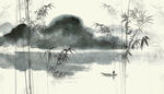水墨竹子背景