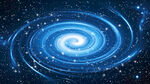 蓝色星空旋涡