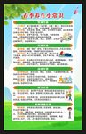 春季养生知识海报