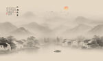 水墨江南水乡