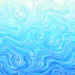 蓝色梦幻水彩背景图