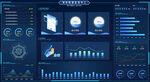 科技感数据可视化界面