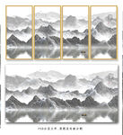 水墨山水装饰画