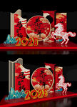 马年美陈雕塑2026场景布置