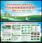 世界湿地日宣传栏