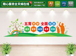 五育并举文化墙