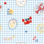 海洋风可爱卡通图案设计