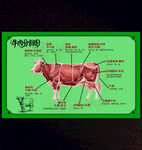 牛肉分割图