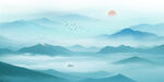 新中式山水画