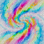 彩色螺旋染色玻璃