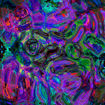 梦幻多彩抽象艺术图案