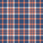 蓝橙格子图案纹理