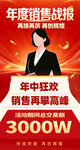 年度销售战报年中狂欢佳绩