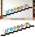 幼儿园楼梯文化墙