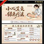小儿艾灸展板