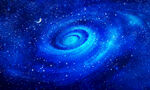 漩涡星空天花软膜背景