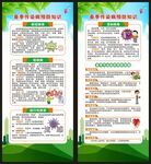春季传染病预防知识展架