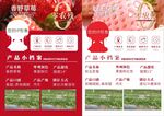 草莓详情页草莓基地DM宣传单页