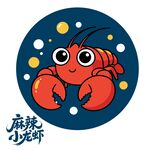 卡通小龙虾