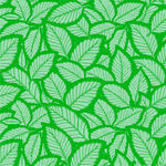 绿色叶脉树叶矢量图案