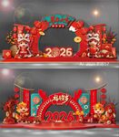 2026马年拱门龙门门头