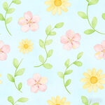 清新花卉图案背景