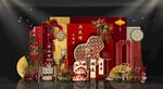 中式新年装饰场景布置