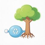 回收瓶变树环保新想象