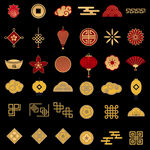 中式传统吉祥图案集合