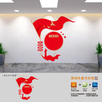 竖版入党誓词文化墙