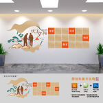 悦享夕阳老年人之家文化墙