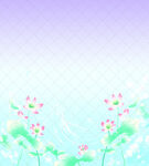 梦幻荷花背景图汉服