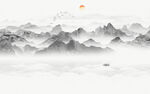 水墨山水画