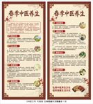 春季中医养生健康教育展架