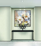 简约室内装修挂画与装饰台