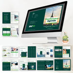 绿色商务画册模板展示