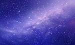 蓝紫宇宙星空背景图