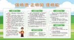校园风尚师德师风宣传栏展板