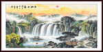 大厅山水画