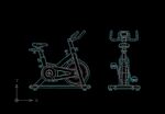 耐力健身器材动感单车立面