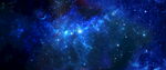 蓝色梦幻宇宙星空背景图