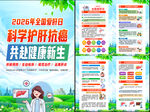2026年全国爱肝日展板