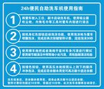 24h便民自助洗车机使用指南