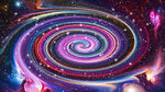 梦幻唯美星空旋涡