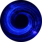 星空蓝色梦幻星空漩涡图案